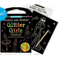 Glitter Girls Trace-Along Scratch & Sketch Kit